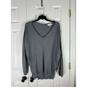 Janette Plus  Womens Gray Sweater Size 2x